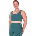 Top Alto Giro Elastico Plus Feminino VERDE