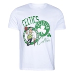 Camiseta New Era Boston Celtics Core World - Masculina BRANCO/VERDE