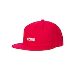 Boné Aba Reta Converse Cons 6 Panel - strapback  - Adulto VERMELHO