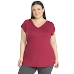 Camiseta Trinys Fluidity Essential A-874 Plus Size Bordô Feminina VERMELHO