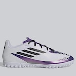 Chuteira Society adidas F50 Club Messi Tf Adulto BRANCO