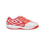 Chuteira Futsal Umbro Pro 5 Jr - Infantil VERMELHO/BRANCO