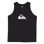 Camiseta Regata Quiksilver Comp Logo 25 - Masculina PRETO