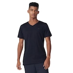 Camiseta Fila Gola V Pima Ii - Masculina PRETO