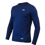 Camiseta Manga Longa Venum Drygear Basic Navy - Masculina AZUL ESCURO