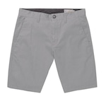 Bermuda Volcom Frickin Modern Stretch Chino Masculina CINZA