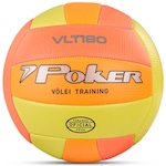 Bola de Vôlei Training Vlt 180 Poker Laranja/Amarelo