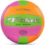 Bola de Vôlei Training Vlt 180 Poker Rosa/Verde