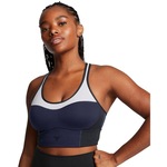 Top Under Armour Project Rock Lets Go Longline - Feminino AZUL