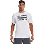 Camiseta Under Armour Sportstyle Issue Wordmark - Masculina BRANCO