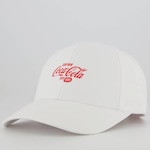 Boné Aba Curva Coca Cola Drink - Snapback - Adulto BRANCO