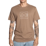 Camiseta Dc Shoes Dc Outline Star - Masculina MARROM