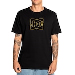 Camiseta Dc Shoes Dc Outline Star - Masculina PRETO