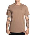 Camiseta Dc Shoes Embroidery  Masculina MARROM