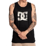 Camiseta Regata Dc Shoes New Camo Star Fill Masculina PRETO