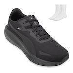 Tênis Puma Skyrocket Lite + Par de Meia - Masculino PRETO