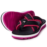 Chinelo Kenner Kyra Spider Pro -  Feminino PRETO/ROSA