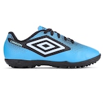 Chuteira Umbro Society Cannon Jr- Infantil AZUL