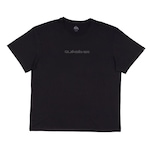 Camiseta Quiksilver Omni Font Plus Size - Masculina PRETO