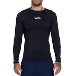 Camiseta Rvca Surf Ml Va - Masculina PRETO