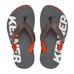 Chinelo Infantil Kenner Red Kids - Infantil CINZA/LARANJA