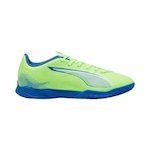 Chuteira Puma Futsal Ultra 5 Play - Adulto VERDE CLA/AZUL