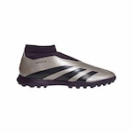 Chuteira adidas Society Predator 24 League - Masculina PRATA/ROXO