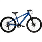 Bicicleta Athor Aro 24 Brave Series Aluminio Shimano 7Vel. - Infantil AZUL