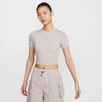 Camiseta Nike Sportswear Cropped Slim - Feminina CINZA