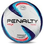 Bola de Futsal Penalty Max 500 Termotec Xxiv BRANCO/AZUL