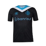 Camisa do Grêmio 3 2024 Oficial Umbro - Masculina PRETO