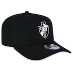 Boné Aba Curva do Vasco da Gama New Era 940 A-Frame Shield - Snapback - Adulto PRETO