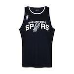 Camiseta Regata New Era Nba San Antonio Spurs Core Nba Masculina PRETO