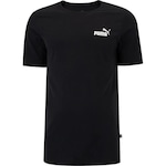 Camiseta Puma Essentials Small Logo - Masculina PRETO