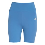 Shorts adidas Treino Básico Feminino AZUL/BRANCO