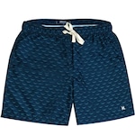 Short Água Mash Casual Estampa 3D - Masculino AZUL