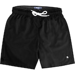 Short Água Mash Casual Liso - Masculino PRETO