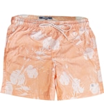 Short Água Mash Casual Folhagem - Masculino LARANJA