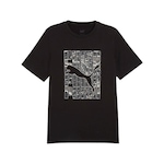 Camiseta Puma M/C Graphics Camo Masculina PRETO/CINZA