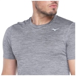 Camiseta Mizuno Treino Run Spark 2 - Masculina CINZA