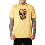 Camiseta Mcd Caveira Camuflado - Masculina AMARELO