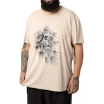 Camiseta Mcd Caveira Caligrafitti - Masculina CAQUI