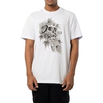 Camiseta Mcd Caveira Caligrafitti - Masculina BRANCO