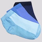 Kit Meias Selene 3 Pares Cano Curto Infantil AZUL