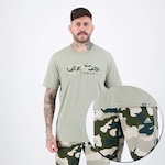 Kit adidas Camiseta + Calça Camo - Masculina VERDE