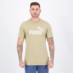 Camiseta Puma Ess Big Logo Masculina BEGE