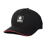 Boné Element Aba Curva Pacth Logo Sm25 - Snapback - Adulto PRETO