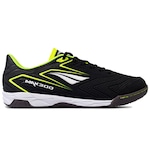 Chuteira Futsal Max 300 Y-1 Velvet - Penalty PRETO/AMARELO