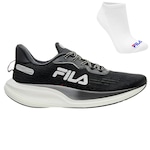 Tênis Fila Racer Speedzone + Par de Meias - Feminino PRETO/CINZA