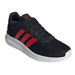 Tênis adidas Lite Racer 4.0 - Masculino PRETO/VERMELHO